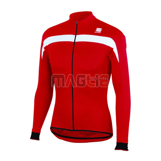 Maglia Sportful manica lunga 2016 rosso e bianco - Clicca l'immagine per chiudere