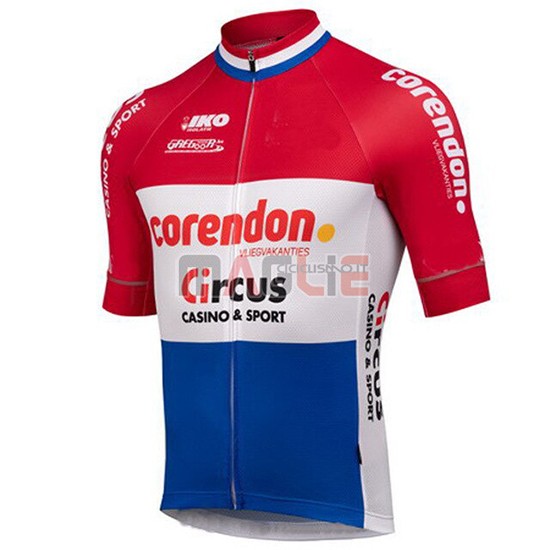 Maglia Sptgrvo Manica Corta 2019 Rosso Bianco Blu