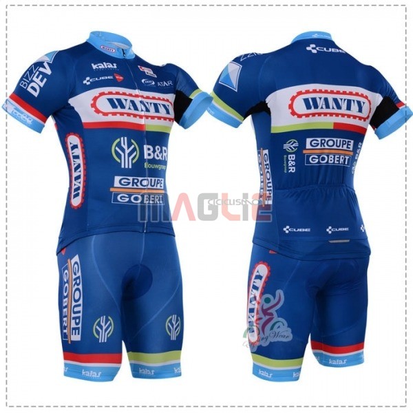 Maglia Wanty Manica Corta 2018 Blu