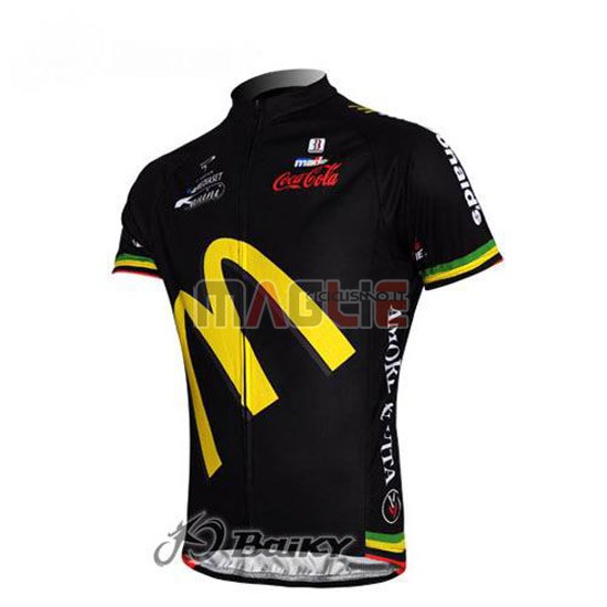 Maglia McDonald manica corta 2015 nero e giallo