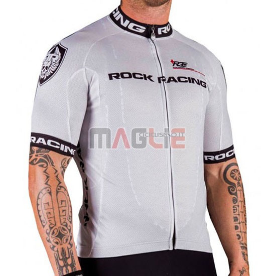 Maglia Rock racing manica corta 2016 argentato