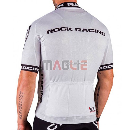 Maglia Rock racing manica corta 2016 argentato