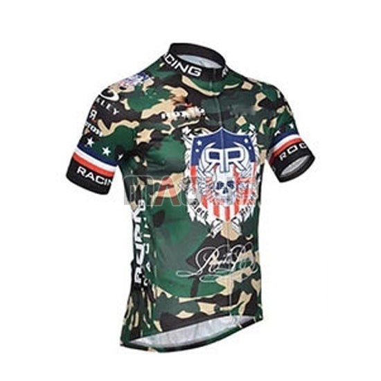 Maglia Rock racing manica corta 2016 nero e verde