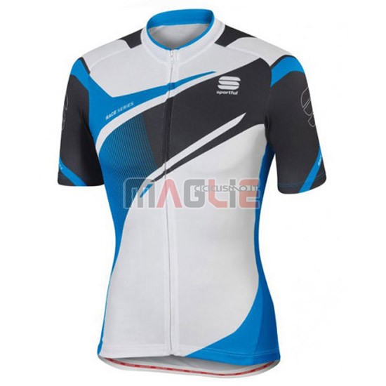 Maglia Sportful manica corta 2016 bianco e blu