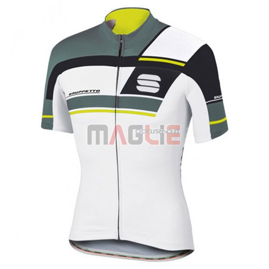 Maglia Sportful manica corta 2016 bianco e grigio - Clicca l'immagine per chiudere