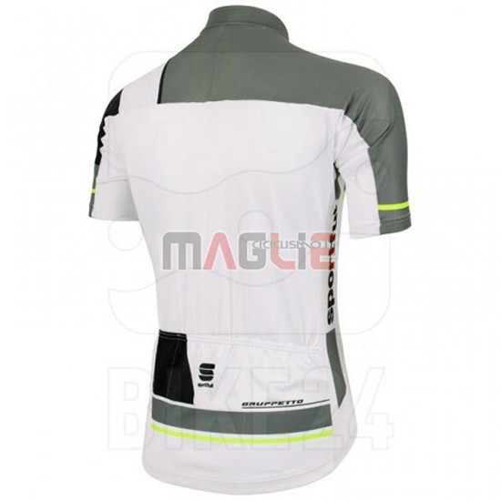 Maglia Sportful manica corta 2016 bianco e grigio - Clicca l'immagine per chiudere