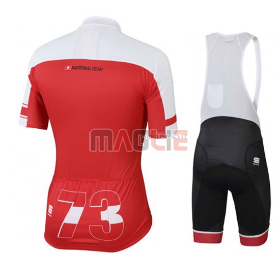 Maglia Sportful manica corta 2016 bianco e rosso