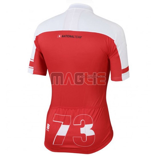 Maglia Sportful manica corta 2016 bianco e rosso