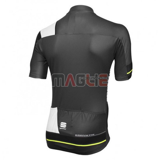 Maglia Sportful manica corta 2016 nero e verde - Clicca l'immagine per chiudere