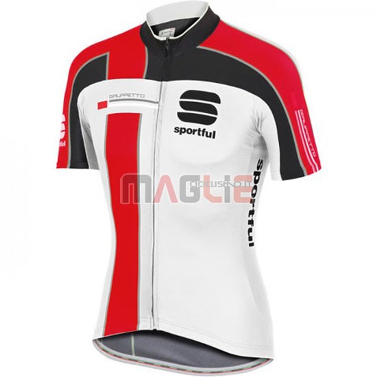 Maglia Sportful manica corta 2016 rosso e bianco