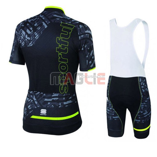 Maglia Sportful manica corta 2016 verde e nero