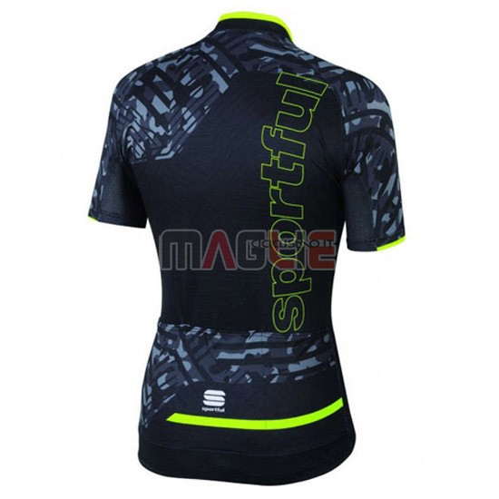 Maglia Sportful manica corta 2016 verde e nero