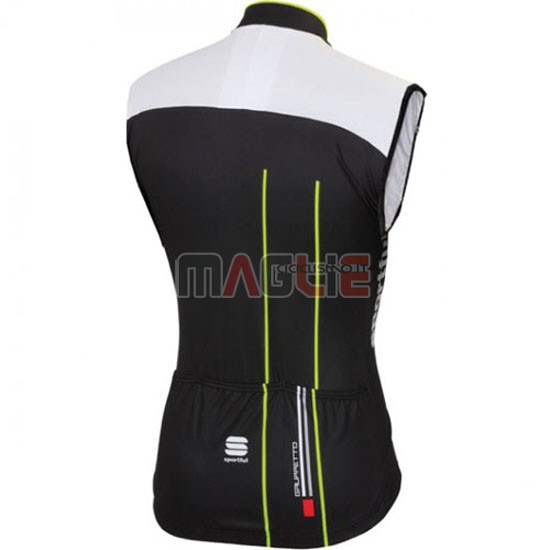 Gilet antivento Sportful 2016 nero e verde