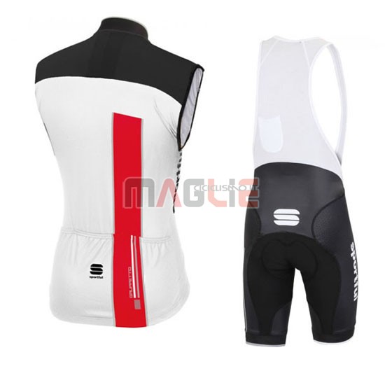 Gilet antivento Sportful 2016 rosso e bianco