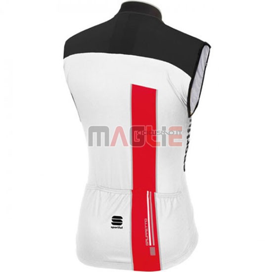 Gilet antivento Sportful 2016 rosso e bianco