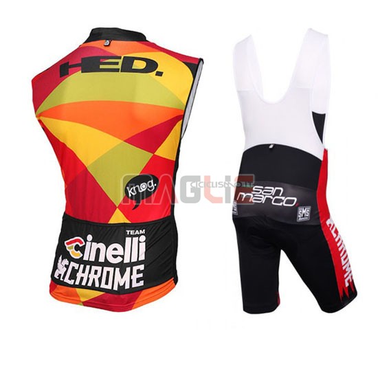 Gilet antivento Cinelli 2016 nero e giallo