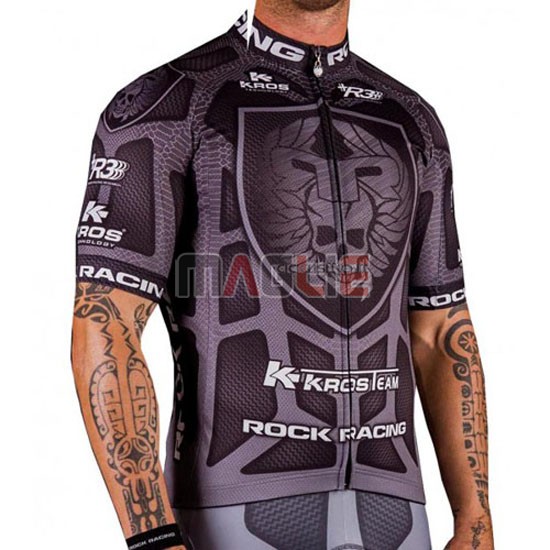 Maglia Rock racing manica corta 2016 marrone