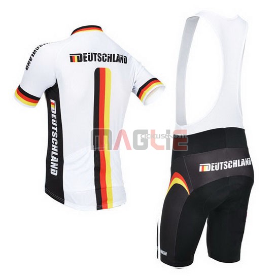 Maglia Germania manica corta 2013 bianco e nero