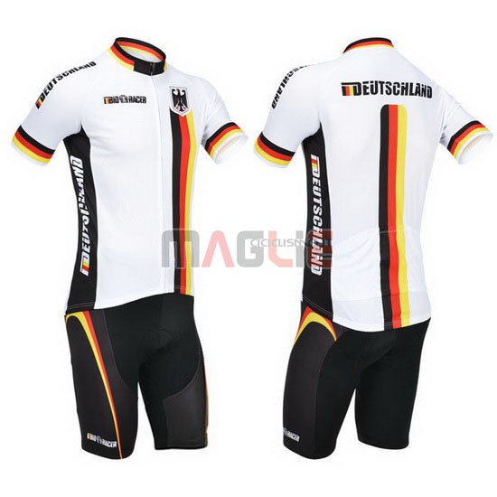 Maglia Germania manica corta 2013 bianco e nero