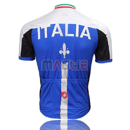 Maglia Italia manica corta 2014 bianco e blu