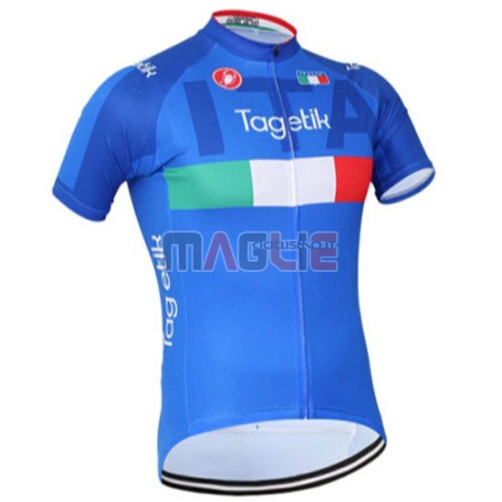 Maglia Italia manica corta 2016 bianco e blu - Clicca l'immagine per chiudere