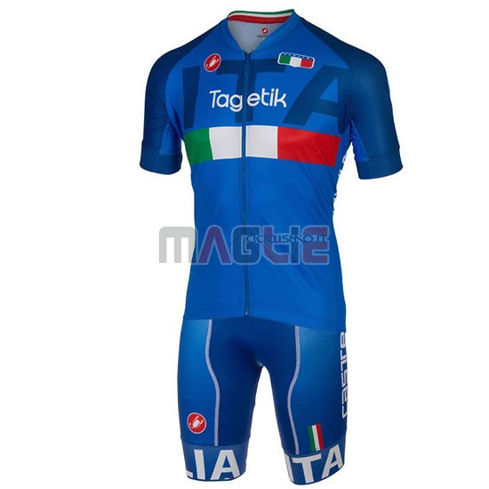 Maglia Italia manica corta 2016 blu e bianco - Clicca l'immagine per chiudere