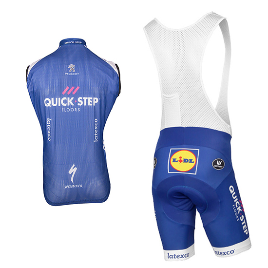 Gilet Antivento Quick Step Floors 2017 blu