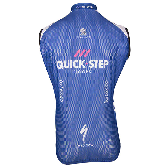 Gilet Antivento Quick Step Floors 2017 blu