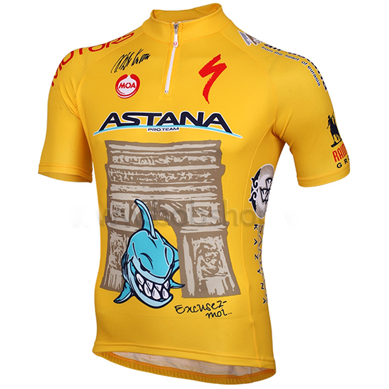 Maglia Astana 2014 giallo