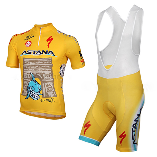 Maglia Astana 2014 giallo