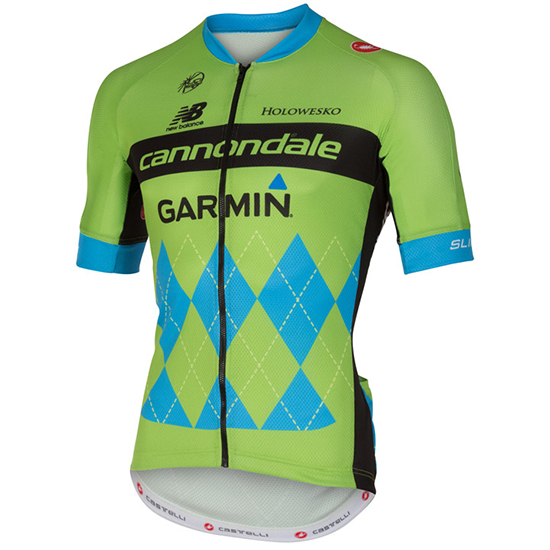 Maglia Cannondale 2017 verde e blu - Clicca l'immagine per chiudere