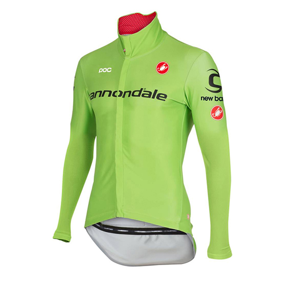 Maglia Cannondale Manica Lunga 2017 verde - Clicca l'immagine per chiudere