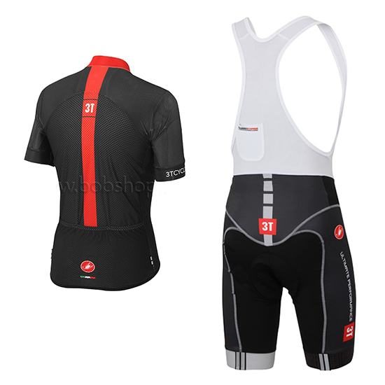 Maglia Castelli 3T 2015 nero e rosso