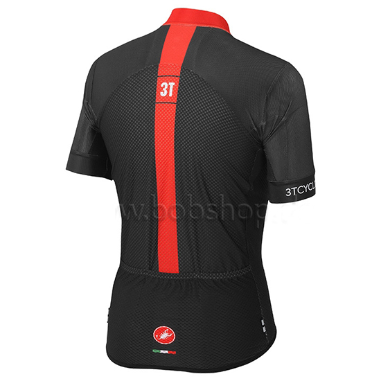 Maglia Castelli 3T 2015 nero e rosso - Clicca l'immagine per chiudere