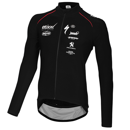 Maglia Ettix Quick Step Manica Lunga 2015 nero