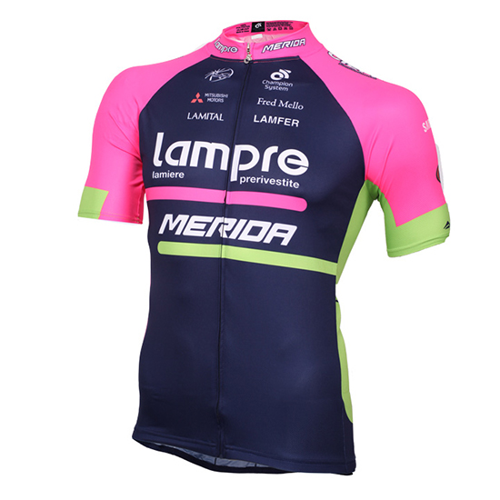 Maglia Lampre 2016 blu e rosa