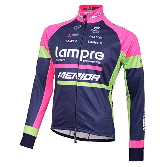 Maglia Lampre Manica Lunga 2016 blu e rosa - Clicca l'immagine per chiudere