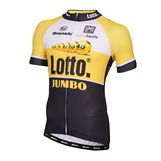 Maglia Lotto NL Jumbo 2015 giallo e nero