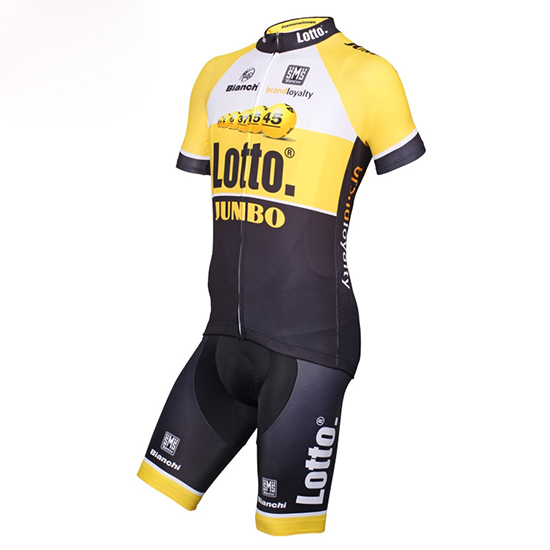 Maglia Lotto NL Jumbo 2015 giallo e nero - Clicca l'immagine per chiudere