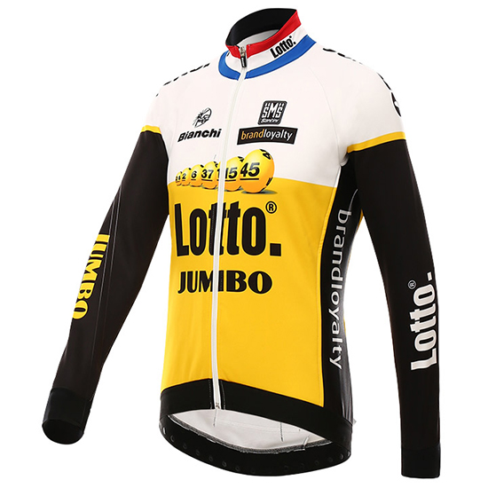 Maglia Lotto NL Jumbo 2016 giallo e nero