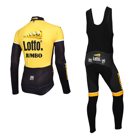 Maglia Lotto NL Jumbo Manica Lunga 2015 giallo e nero