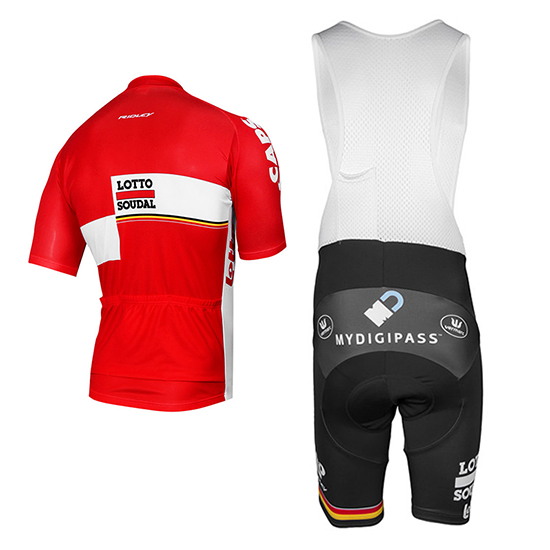 Maglia Lotto Soudal 2017 rosso e bianco