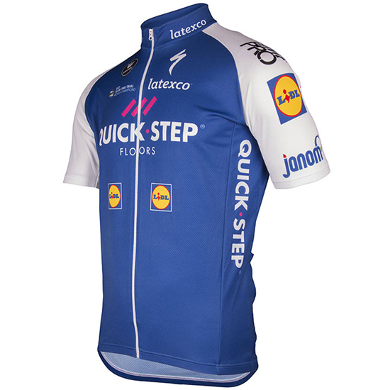 Maglia Quick Step Floors 2017 blu