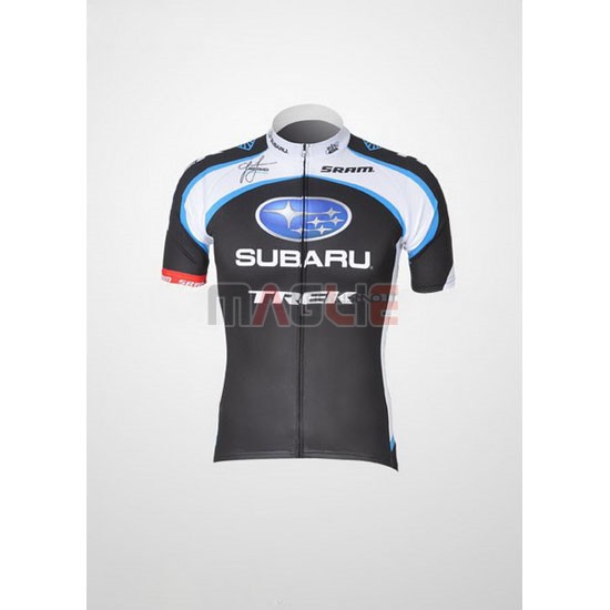 Maglia Subaru manica corta 2011 bianco e nero