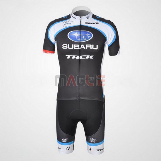 Maglia Subaru manica corta 2011 bianco e nero