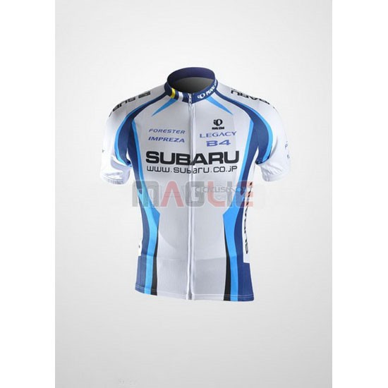 Maglia Subaru manica corta 2011 celeste e bianco