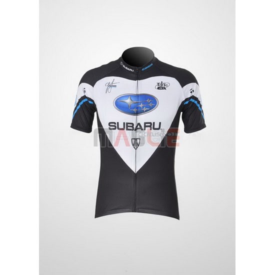 Maglia Subaru manica corta 2011 nero e bianco