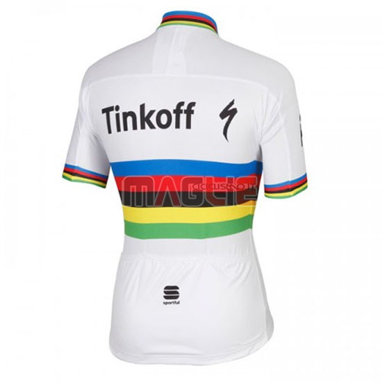 Maglia Thinkoff manica corta 2016 bianco e blu