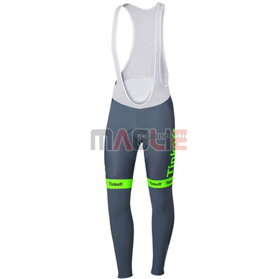 Maglia Saxo Bank manica lunga 2016 verde e grigio