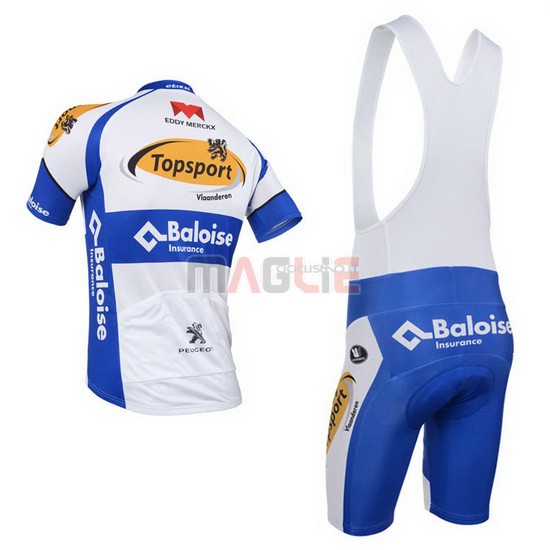 Maglia Topsport manica corta 2013 bianco e celeste